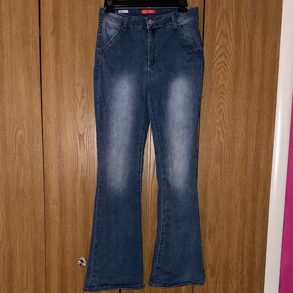 Hot Kiss butterfly jeans